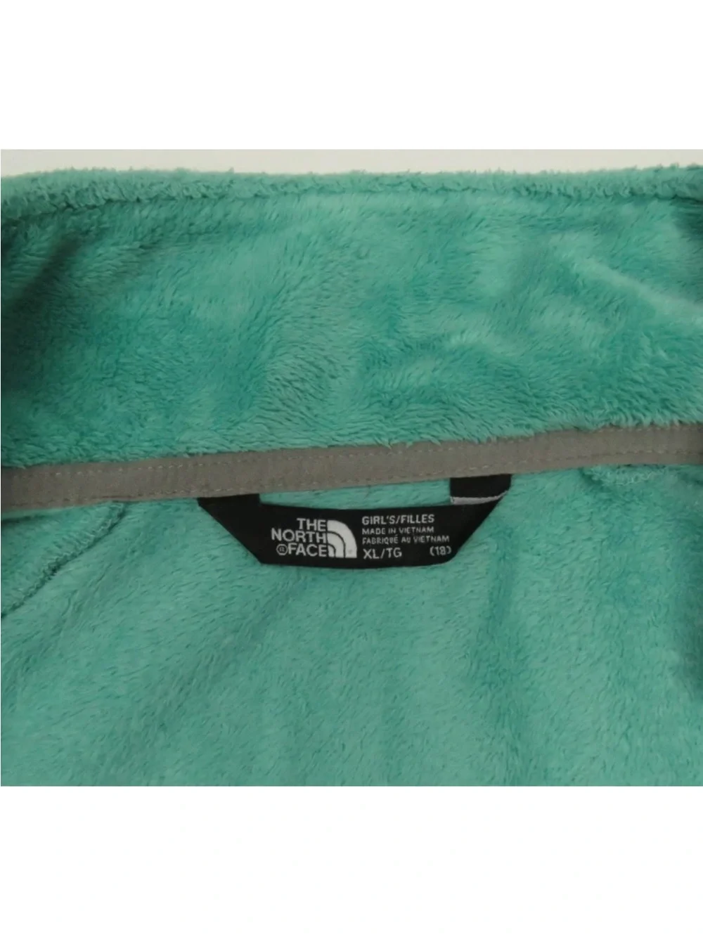 The North Face Osito Fleece Half Dome Girls Youth Full Zip Jacket XL 18